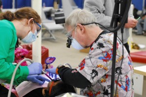 Dr. Paul Kittle, a pediatric dentists from Leavenworth, was one of 150 dentists who signed up to volunteer for the 2013 KMOM event in Park City.