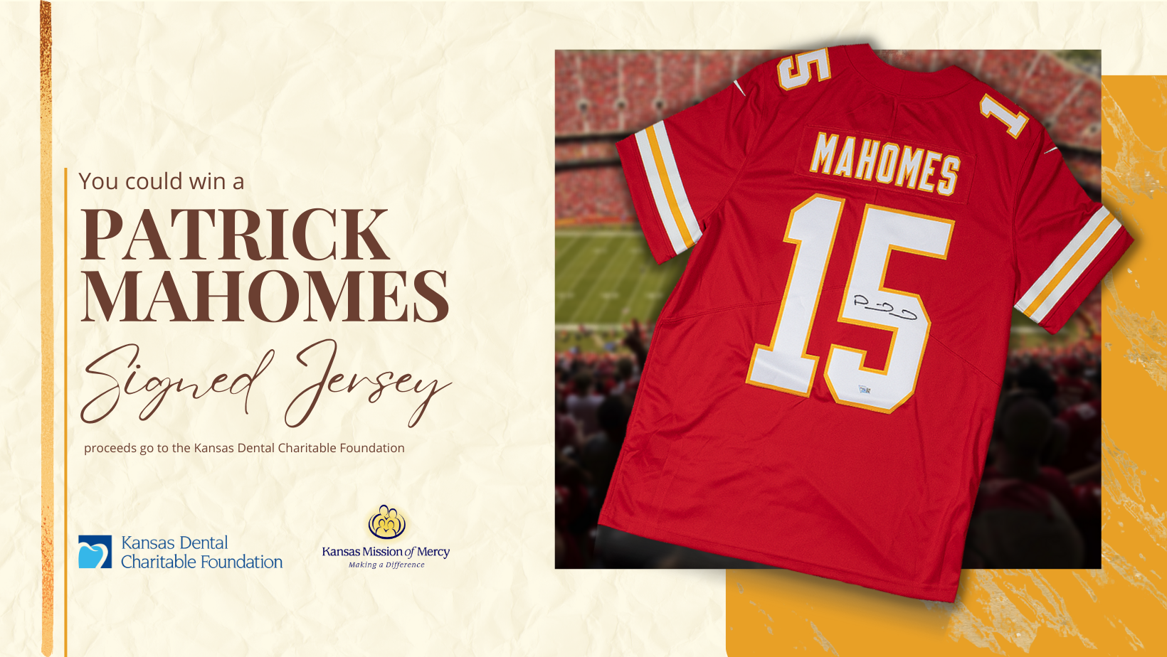 KDCF Hosts Signed Mahomes Jersey Giveaway! KDCF Hosts Signed Mahomes Jersey Giveaway!